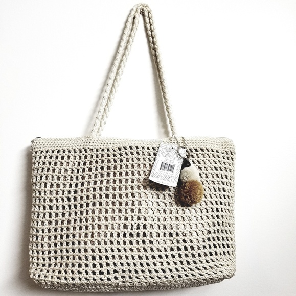 The Sak Handbags - The sak Greenwood hand crochet tote